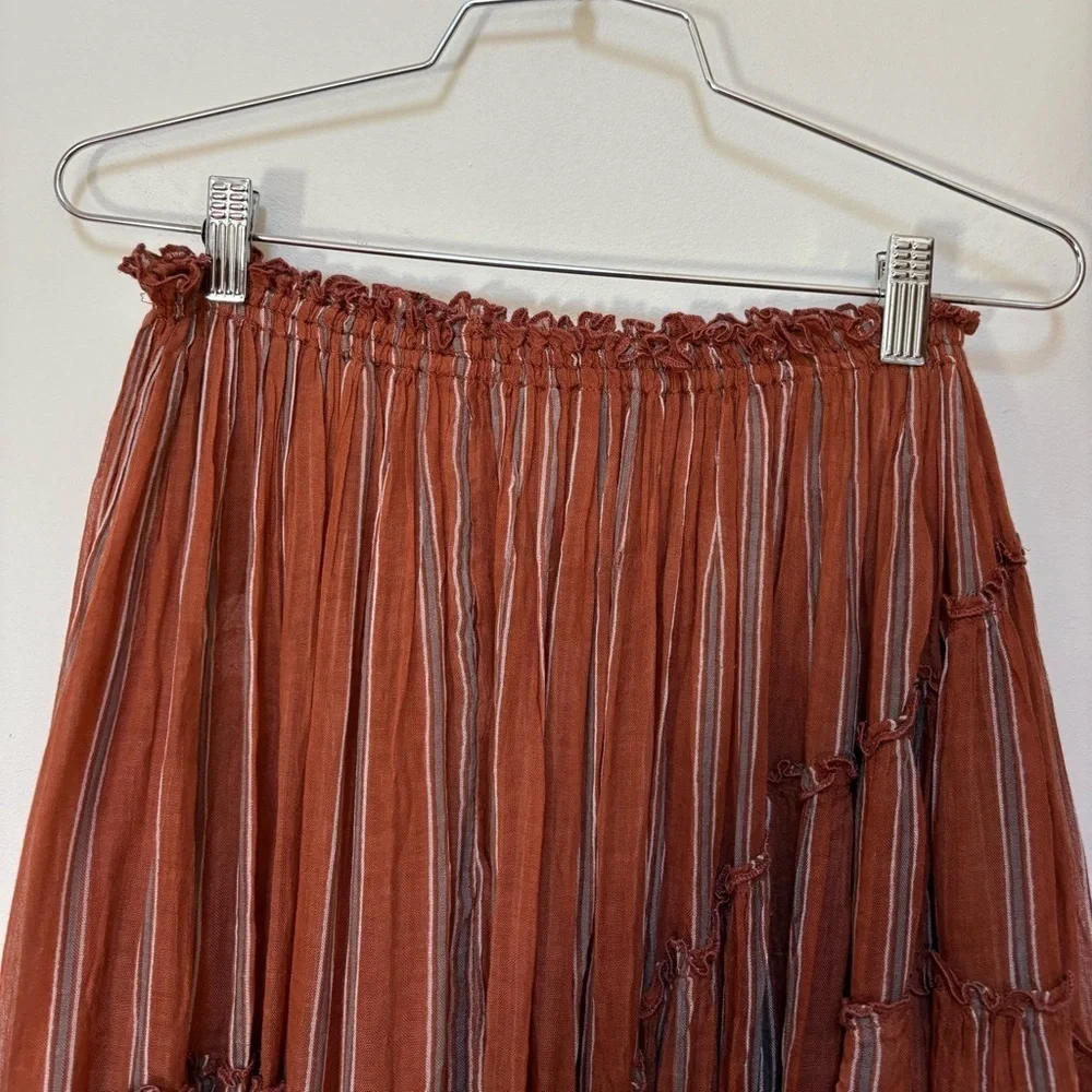 NWOT Free People FP One Ember Printed Midi Skirt Size XS